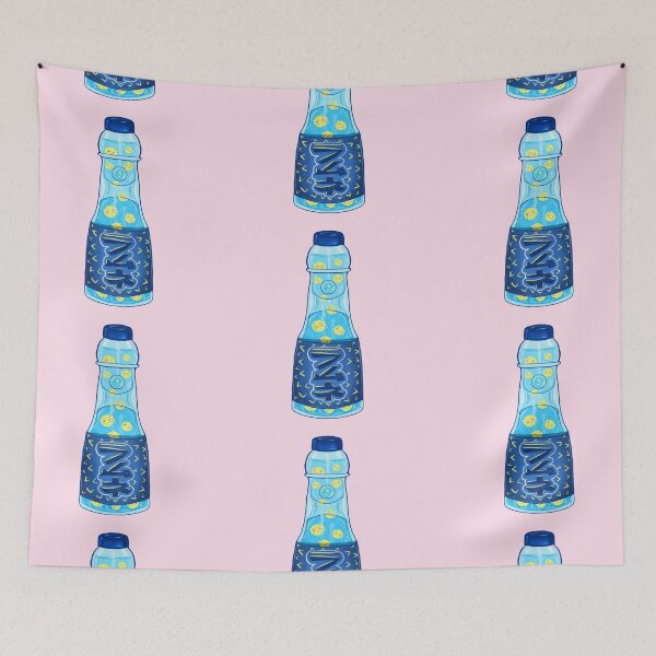 Item preview, Blue Pufferfish Ramune Japanese Soda designed and sold by lumidumi.