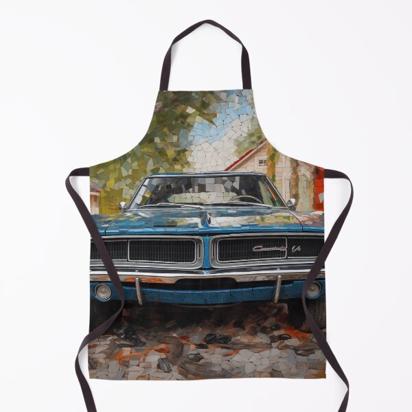 Artikelvorschau, 1969 Charger Classic Car Mix Media Mosaike entworfen und verkauft von StefNomadLife.