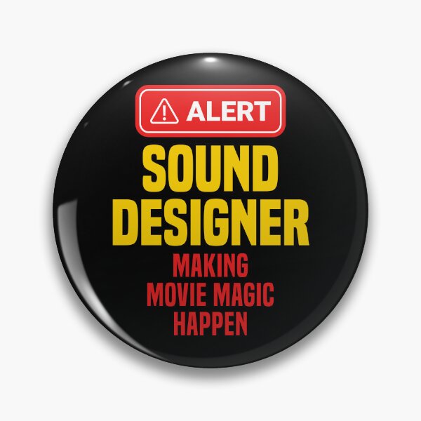 Item preview, Sound Designer Making Movie Magic Happen designed and sold by NermilioDesigns.