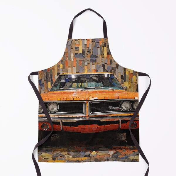 Artikelvorschau, 1969 Charger Classic Car Mix Media Mosaike entworfen und verkauft von StefNomadLife.