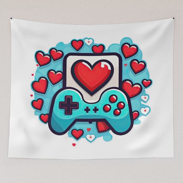 Item preview, New Gamer Love Valentine designed and sold by duke818.
