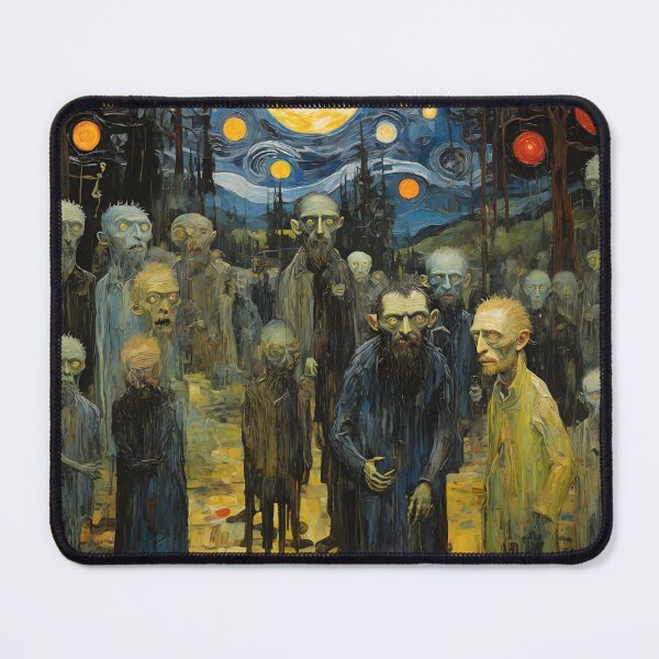 Item preview, Monster and zombies at night in the forest designed and sold by enhan.