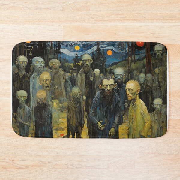 Item preview, Monster and zombies at night in the forest designed and sold by enhan.