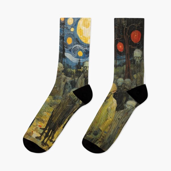 Item preview, Monster and zombies at night in the forest designed and sold by enhan.