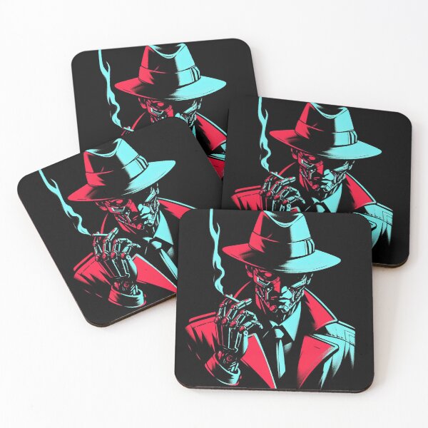 Item preview, Cyborg Private Detective [neo noir, neon] designed and sold by RESToRAPTOR.