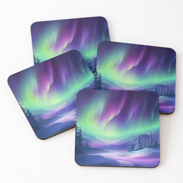 Item preview, Fantasy Dreamscape: Northern Lights, Aurora Borealis, Winter Landscape designed and sold by Fantasy Masterpiece.