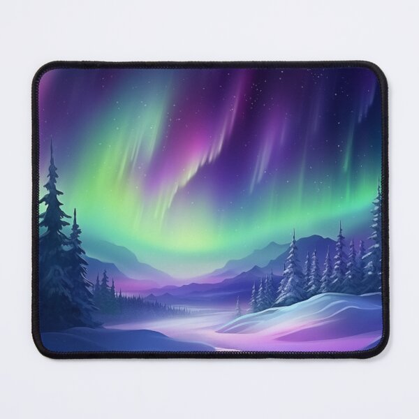 Item preview, Fantasy Dreamscape: Northern Lights, Aurora Borealis, Winter Landscape designed and sold by Fantasy Masterpiece.