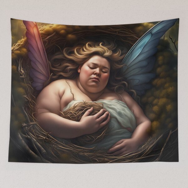 Aperçu de l'œuvre Bubbles the fat fairy créée et vendue par Joanne Walsh.