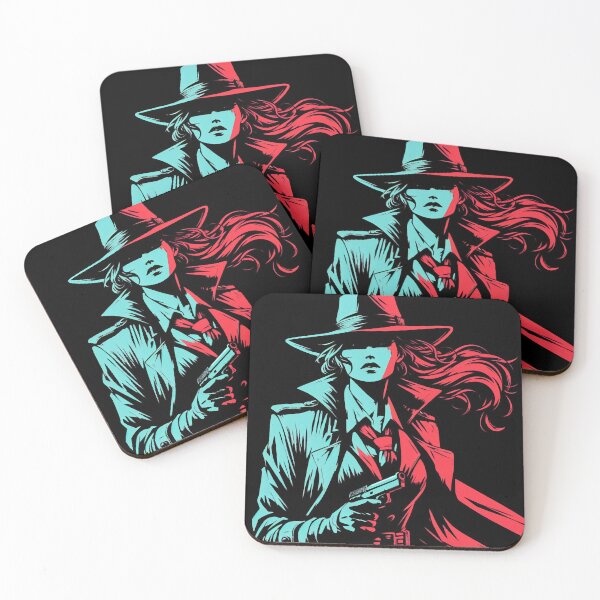Artikelvorschau, Private Detective Woman [Neo Noir, Neon] entworfen und verkauft von RESToRAPTOR.