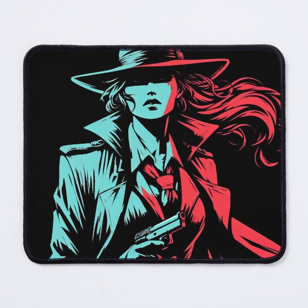 Item preview, Private Detective Woman [neo noir, neon] designed and sold by RESToRAPTOR.