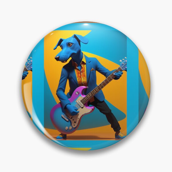 Item preview, Blue Suede Hound Dog 8663 designed and sold by 5C-Artwork.