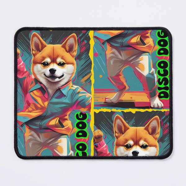 Item preview, Unleash the Groove: Shiba Inu Dances in Pop Art Blast designed and sold by purrfect pattern.