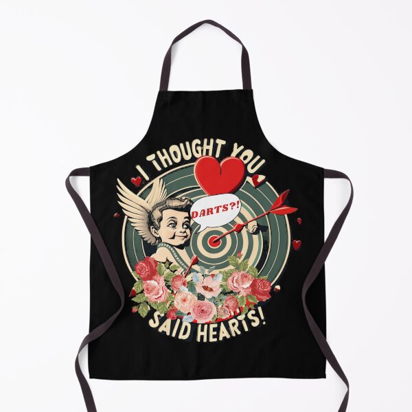 Item preview, I Thought You Said Hearts - Funny Darts Valentines designed and sold by Kashear.