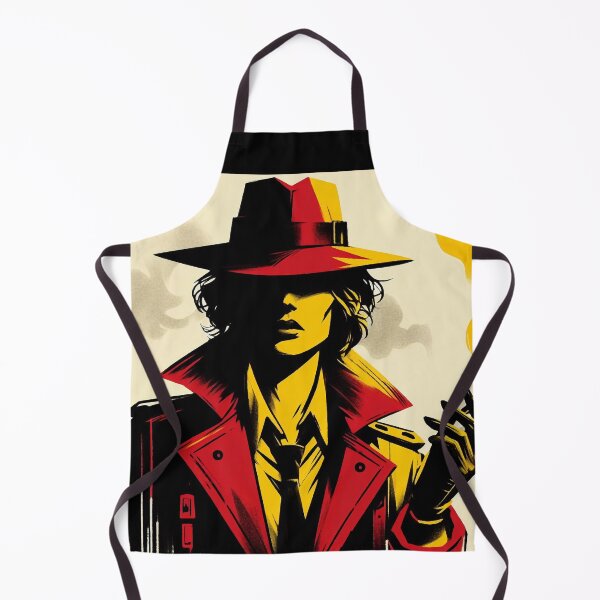 Item preview, Detective Woman in Hat and Coat [neo noir, neon] designed and sold by RESToRAPTOR.