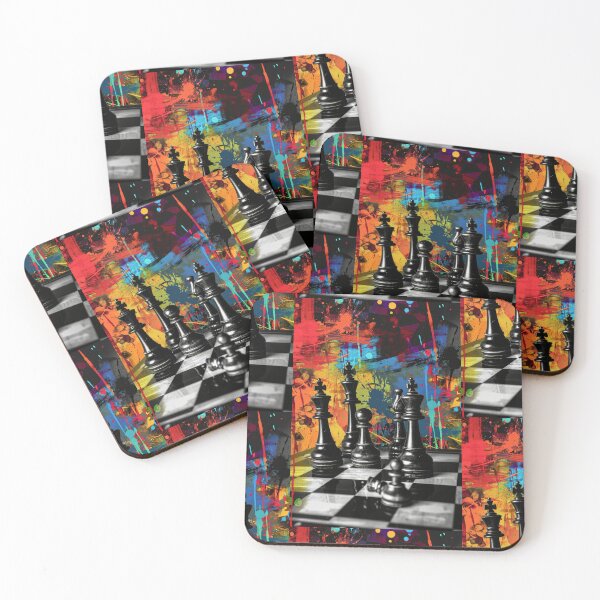Item preview, Graffiti Chess: The Art of Game on a Colorful Background designed and sold by Piotrek0001.