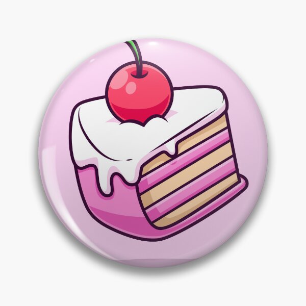 Item preview, Sweet Celebration Delight: Birthday Cake Slice with Cherry designed and sold by hjian8219.