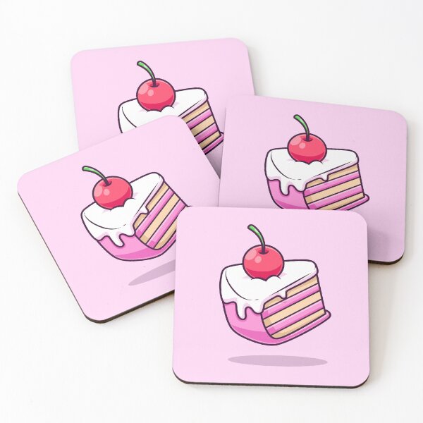 Item preview, Sweet Celebration Delight: Birthday Cake Slice with Cherry designed and sold by hjian8219.