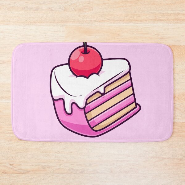 Item preview, Sweet Celebration Delight: Birthday Cake Slice with Cherry designed and sold by hjian8219.