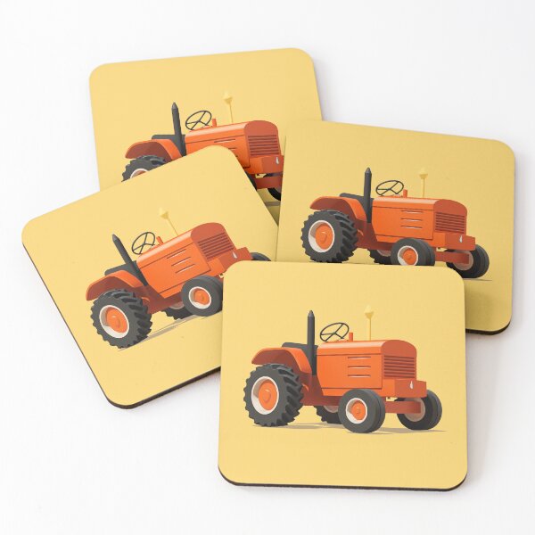 Item preview, Cute red farm tractor designed and sold by IssyMachine.