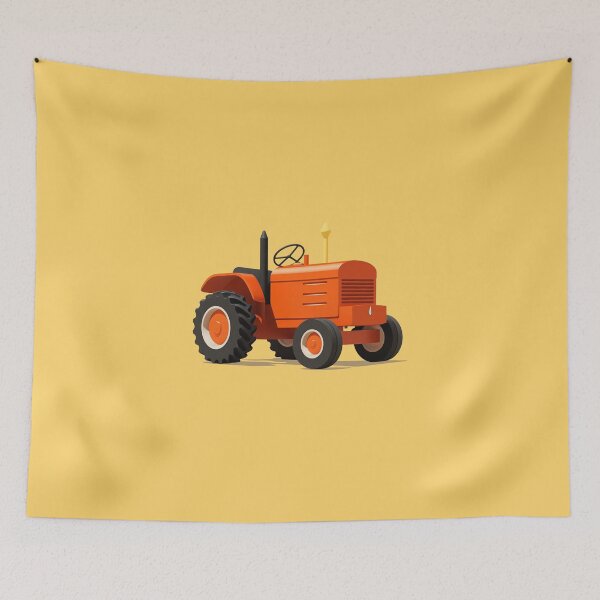 Item preview, Cute red farm tractor designed and sold by IssyMachine.