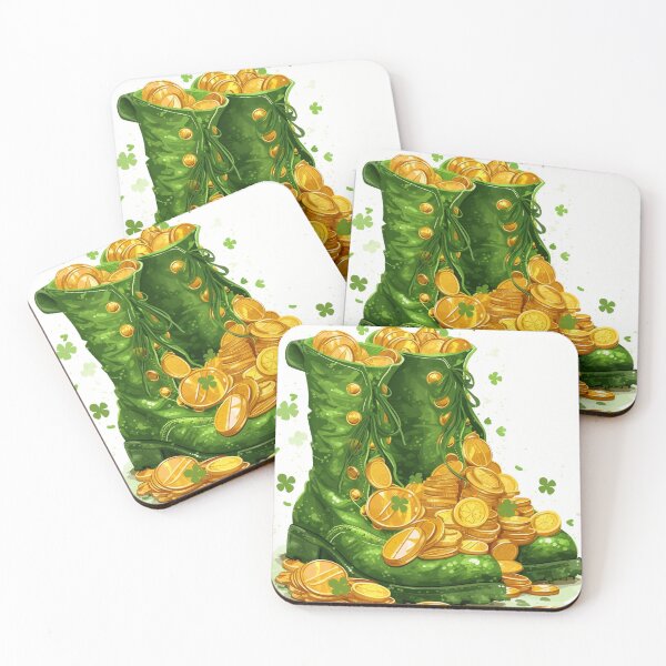 Item preview, St. Patrick's Day Full Coins With Green Shoes designed and sold by CamilleNorris.