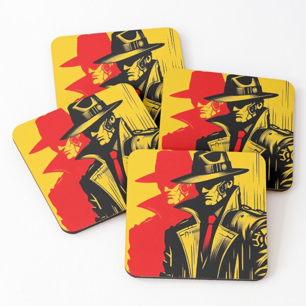 Item preview, Cyborg Detective in Hat [neo noir, neon] designed and sold by RESToRAPTOR.