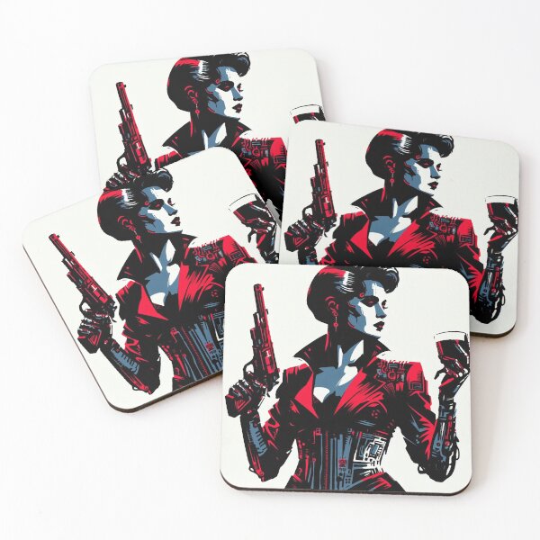 Item preview, Cyborg Femme Fatale [neo noir, neon] designed and sold by RESToRAPTOR.