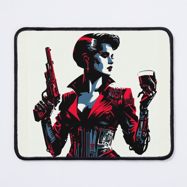 Item preview, Cyborg Femme Fatale [neo noir, neon] designed and sold by RESToRAPTOR.