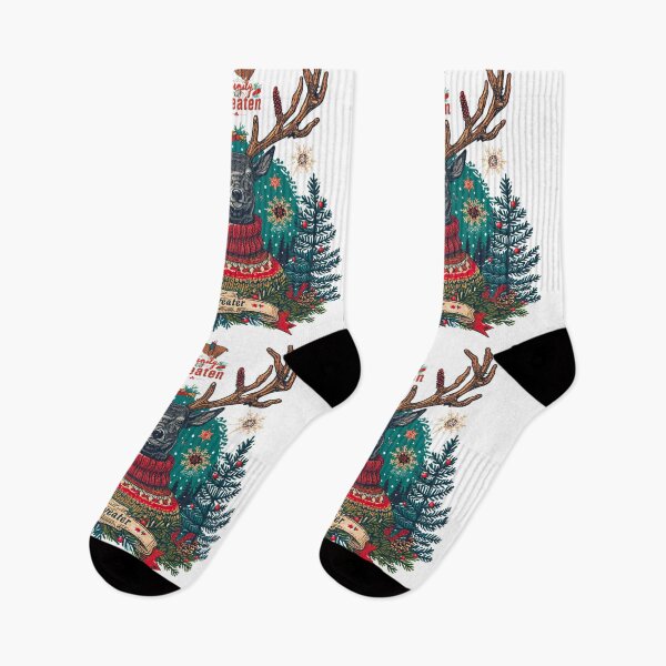 Item preview, Cozy Deer in Sweater designed and sold by BubbleSpy.