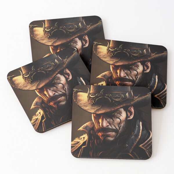 Item preview, Fierce Cowboy Face Art  designed and sold by BubbleSpy.