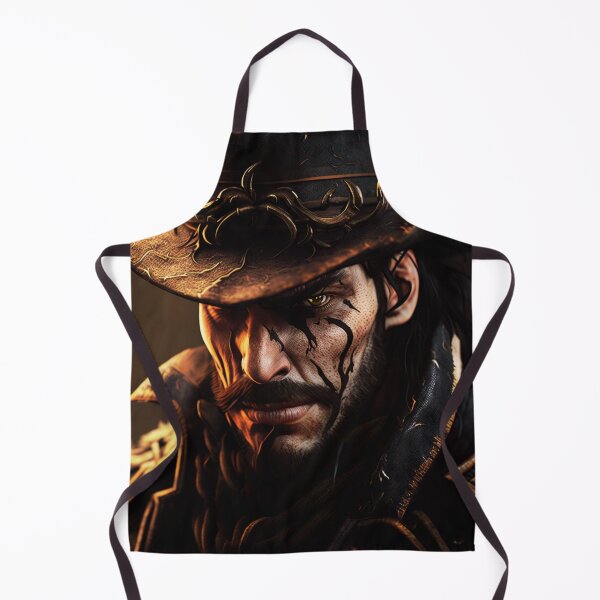 Item preview, Fierce Cowboy Face Art designed and sold by BubbleSpy.