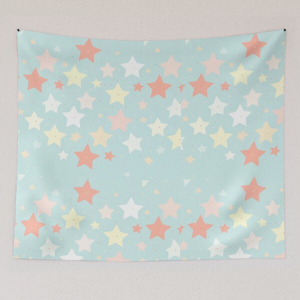 Item preview, Star pattern, pastel colors designed and sold by Witoon077.