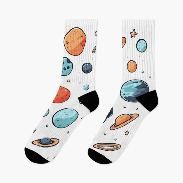 Item preview, Whimsical Cartoon Solar System designed and sold by HecoPhoto.