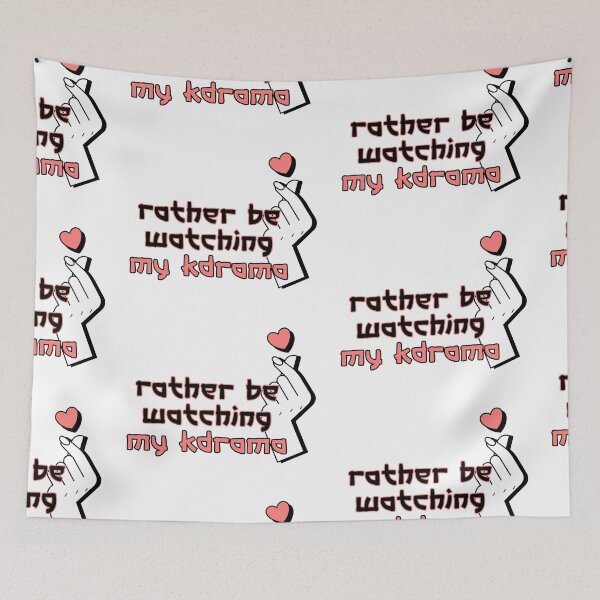 Item preview, Copy of Rather be watching my Kdrama Sticker designed and sold by olympe-store.
