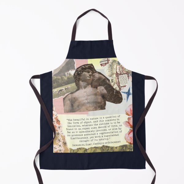 Item preview, Immanuel Kant: The beautiful in nature is a question of the form of object, and this consists in limitation, whereas the sublime is to be found in an object... designed and sold by artbleed.