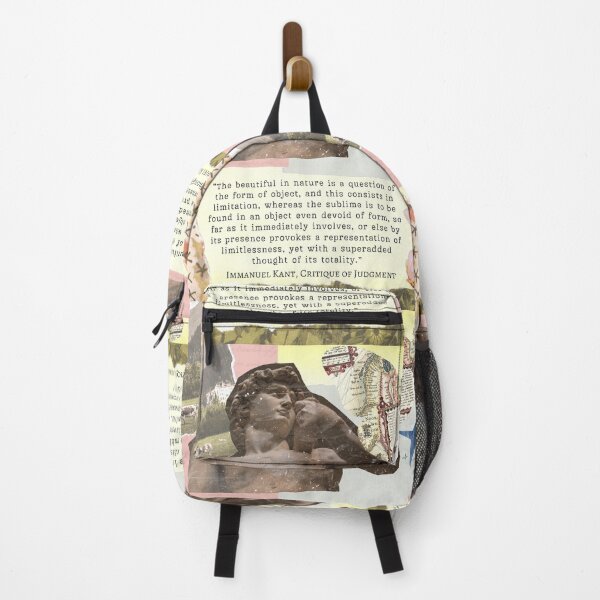 Item preview, Immanuel Kant: The beautiful in nature is a question of the form of object, and this consists in limitation, whereas the sublime is to be found in an object... designed and sold by artbleed.