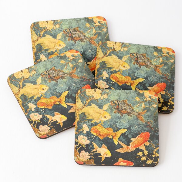 Item preview, Goldfish Harmony: Watercolor Art Delight designed and sold by BubbleSpy.