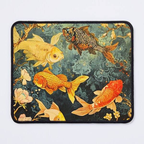 Item preview, Goldfish Harmony: Watercolor Art Delight designed and sold by BubbleSpy.