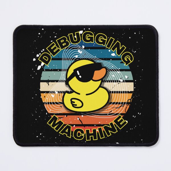 Item preview, Rubber Duck Debugging with Quack the Debugging Machine - a non-judgmental listener. Duck Inspired Debugging Design. designed and sold by Kubala.