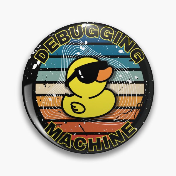 Item preview, Rubber Duck Debugging with Quack the Debugging Machine - a non-judgmental listener. Duck Inspired Debugging Design. designed and sold by Kubala.
