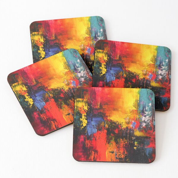 Item preview, Multicolor Canvas Paint Art designed and sold by BubbleSpy.