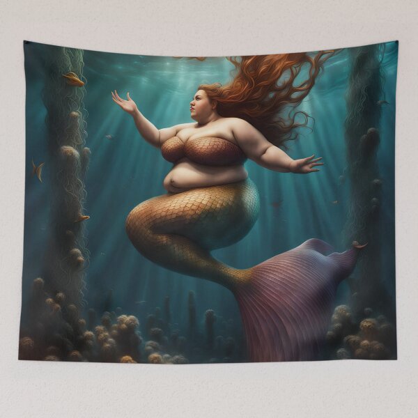 Item preview, Marmalade the fat mermaid designed and sold by Joanne Walsh.