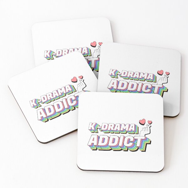 Item preview, Kdrama Addict Sticker designed and sold by olympe-store.