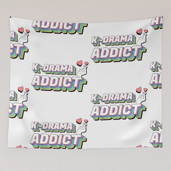Item preview, Kdrama Addict Sticker designed and sold by olympe-store.