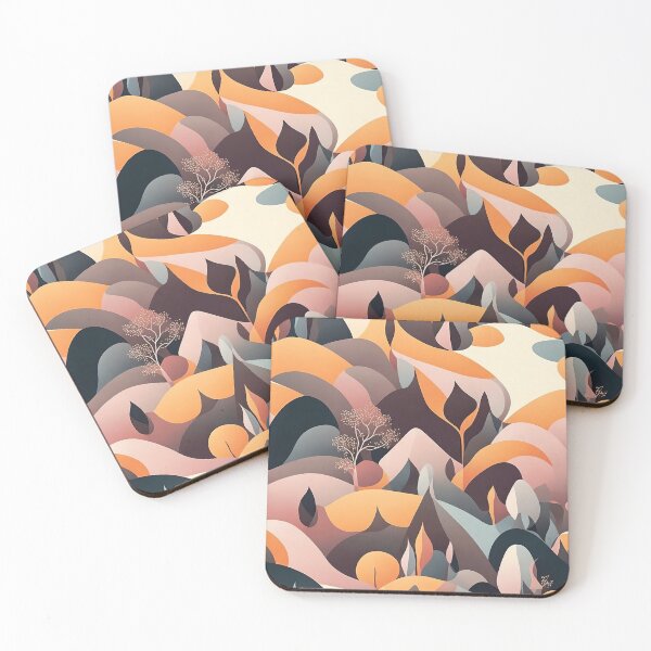Item preview, Abstract Landscape pattern designed and sold by CoolPixels.