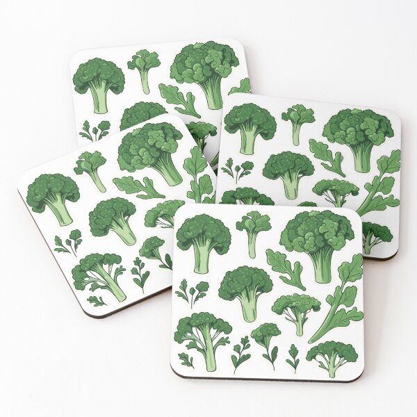 Item preview, Fresh Broccoli Rabe Illustration designed and sold by HecoPhoto.