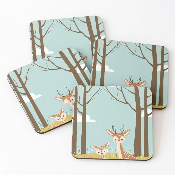 Item preview, Whimsical Deer Picnic designed and sold by cute-animals99.