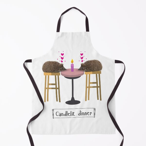 Item preview, Hedgehog Candlelit Dinner | Valentine's Day designed and sold by CosmicStory.