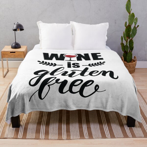 Item preview, "Wine is Gluten-free" t shirt Bright mode design designed and sold by MyGluteesFree77.