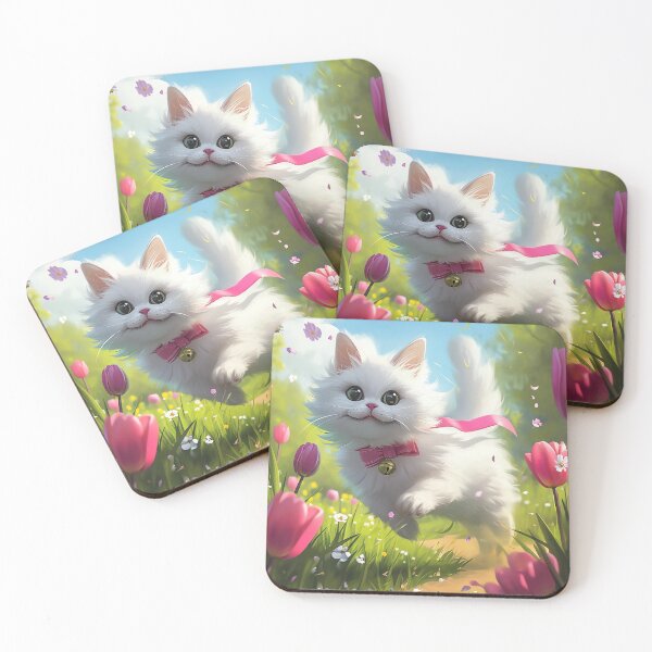 Item preview, Fluffy Feline Fun designed and sold by cute-animals99.